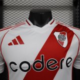 24/25 River Plate Home Player Version Soccer Jersey Thai Quality baocheng
