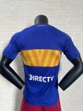 24-25 Boca Home Jersey Plaver Version With Sponsors Soccer Jersey 2016