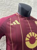 24/25 Roma Home Jersey With Sponsors Player Version 1:1 Quality