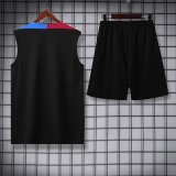 24/25 Barcelona Black Vest Training Tracksuit