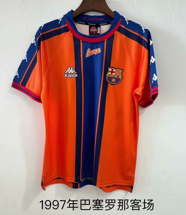 1997 Barcelona Away Retro Jersey