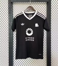 24/25 Roma Goalkeeper Black Jersey With Sponsors 1:1 Thai Quality