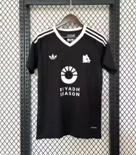 24/25 Roma Goalkeeper Black Jersey With Sponsors 1:1 Thai Quality