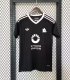 24/25 Roma Goalkeeper Black Jersey With Sponsors 1:1 Thai Quality