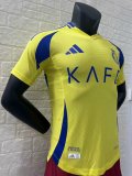 24/25Al Nassr Home Player Version Soccer Jersey
