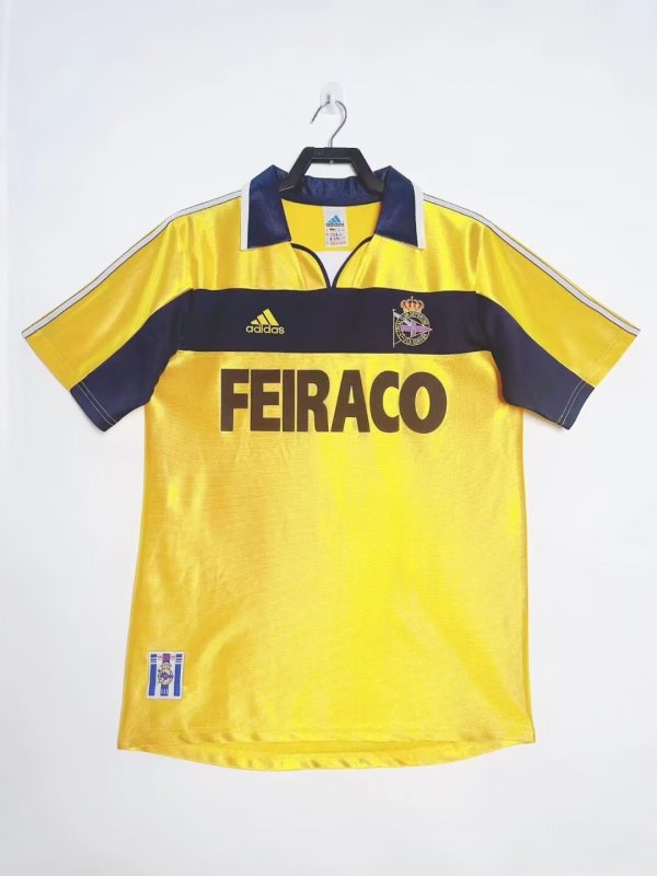 99/00  La Coruna Third Retro Jersey Thai Quality Fan Version