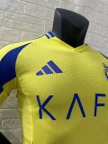 24/25Al Nassr Home Player Version Soccer Jersey
