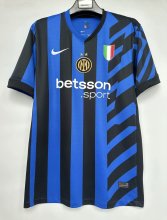 24/25 Inter Milan Home Jersey With Sponsors Fans Version 1:1 quality