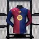 24/25 Barcelona Home Jersey Long Sleeve With New Sponsors Player Version  1:1 Quality