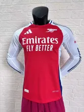24/25 Arsenal Home Jersey Long Sleeve Player Version 1:1 Quality