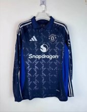 24/25 Man United Away Long Sleeve Jersey Fans Version 1:1 Quality