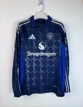 24/25 Man United Away Long Sleeve Jersey Fans Version 1:1 Quality