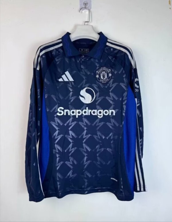 24/25 Man United Away Long Sleeve Jersey Fans Version 1:1 Quality