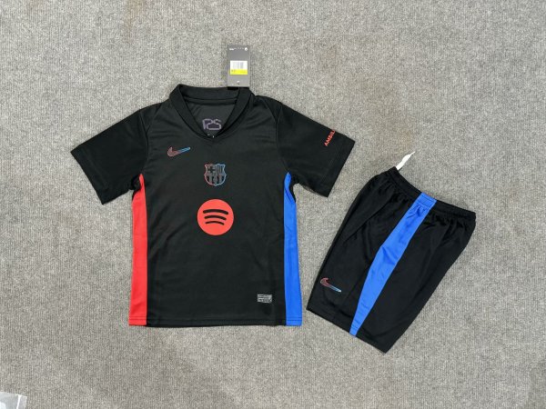 24/25 Barcelona Away Kids with New Sporsons