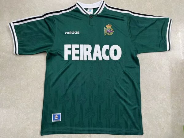 96/98 La Coruna Home Retro Jersey Thai Quality Fan Version