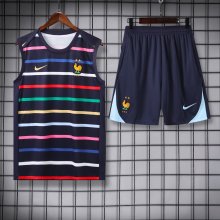 24/25 France Black Vest Training Tracksuit