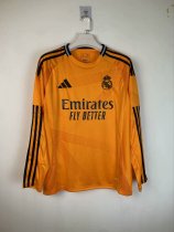 24/25 Real Madrid Away Long Sleeve Jersey 1:1 Quality Fan Version