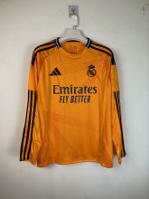 24/25 Real Madrid Away Long Sleeve Jersey 1:1 Quality Fan Version