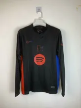 24/25 Barcelona Away Jersey Long Sleeve 1:1 Quality Fan Version