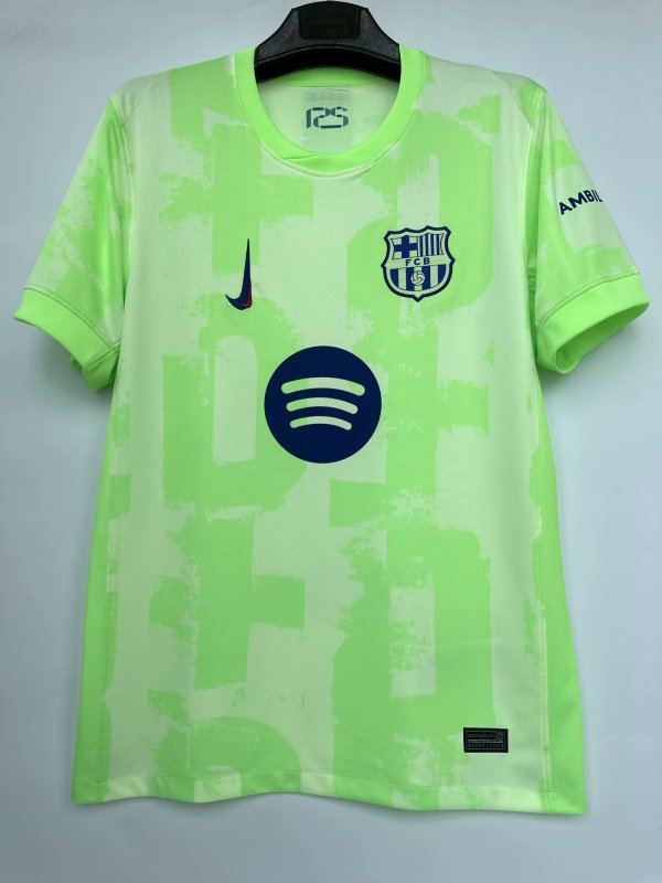 24/25 Barcelona Third Jersey With New Sponsors 1:1 Quality Fan Version