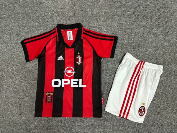 98-99 AC Mlian Home Kids Jersey
