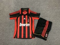 06/07 AC Mlian Home Kids Jersey