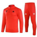 24/25 Man United Red Sweater Tracksuit Thai Quality