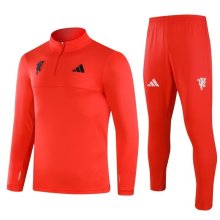 24/25 Man United Red Sweater Tracksuit Thai Quality
