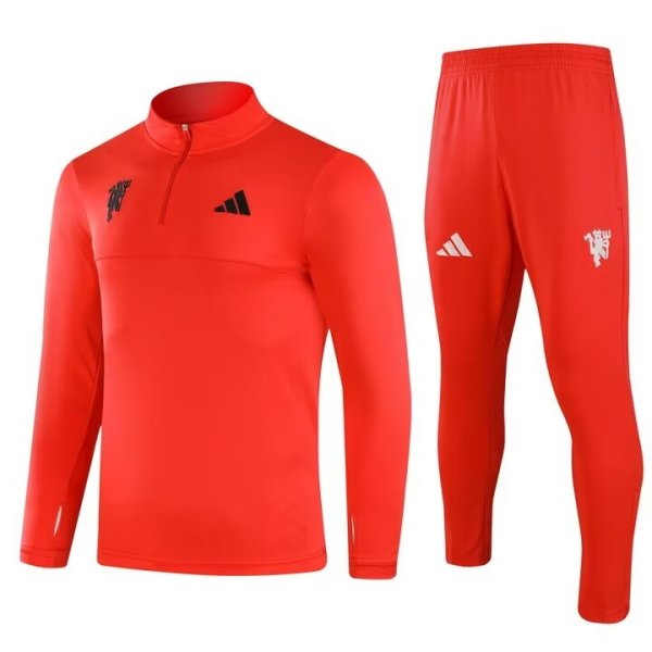 24/25 Man United Red Sweater Tracksuit Thai Quality