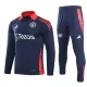 24/25 Man United Dark Blue Sweater Tracksuit Thai Quality