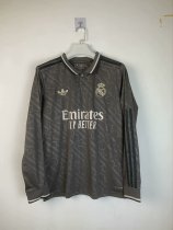 24/25 Real Madrid Third Jersey Long Sleeve 1:1 Quality Fan Version