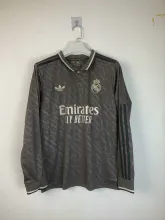 24/25 Real Madrid Third Jersey Long Sleeve 1:1 Quality Fan Version