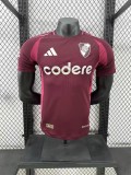 24/25 River Plate Away Player Version Soccer Jersey Thai Quality