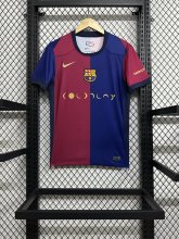 24/25 Barcelona Home Jersey New Sponsors 1:1 Quality Fan Version