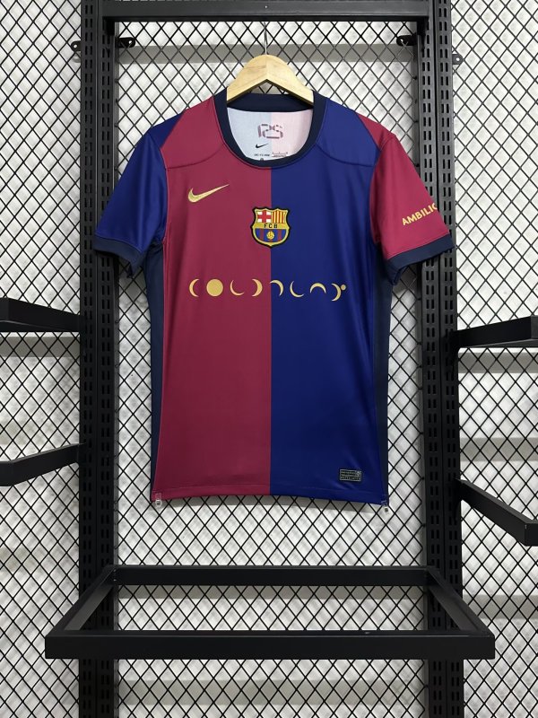 24/25 Barcelona Home Jersey New Sponsors 1:1 Quality Fan Version