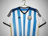 2014 Argentina Home Retro Jersey Fans Version
