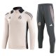 24/25 Real Madrid Grey Pink Sweater Tracksuit Thai Quality