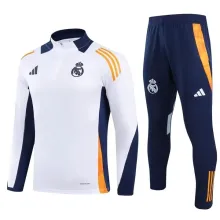 24/25 Real Madrid White Sweater Tracksuit Thai Quality
