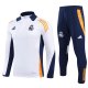 24/25 Real Madrid White Sweater Tracksuit Thai Quality