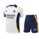 24/25 Real Madrid White Training Set--Short sleeve and Short Pant Training Tracksuit
