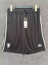 24/25 Man United Black Short Pants