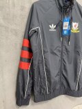 24/25 Liverpool Black Windbreaker Jacket  Thai Quality
