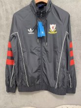 24/25 Liverpool Black Windbreaker Jacket  Thai Quality