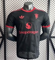 24/25 Man United Special Black Jersey Player Version 1:1 Quality