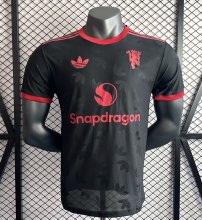 24/25 Man United Special Black Jersey Player Version 1:1 Quality