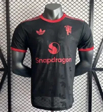 24/25 Man United Special Black Jersey Player Version 1:1 Quality