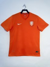 2014 Netherlands Home Retro Jersey