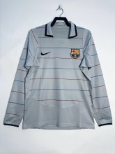 03/04 Barcelona Away Retro Jersey Long Sleeve