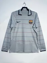 03/04 Barcelona Away Retro Jersey Long Sleeve