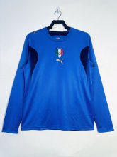 2006 Italy Home Retro Jersey Long Sleeve